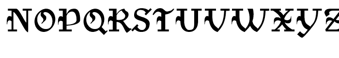 Medieval Gunslinger Regular Font UPPERCASE