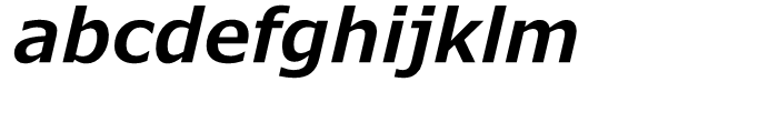 Meiryo UI Bold Italic Font LOWERCASE