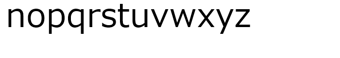 Meiryo UI Regular Font LOWERCASE