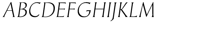 Meister Antiqua Book Italic Font UPPERCASE