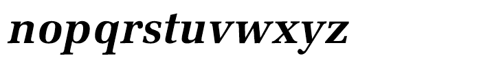 Melior Bold Italic Font LOWERCASE