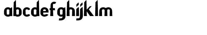 Mellin Sans Regular Font LOWERCASE