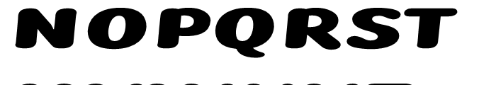 Melon Script UltraExpanded Font UPPERCASE