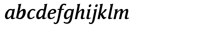 Memento Semi Bold Italic Font LOWERCASE
