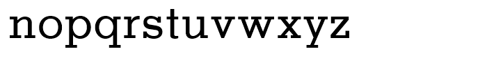 Memphis Cyrillic Medium Font LOWERCASE