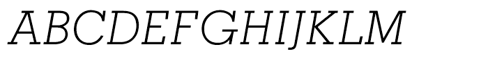 Memphis Light Italic Font UPPERCASE