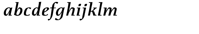Menhart Bold Italic Font LOWERCASE