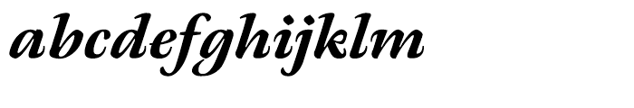Meno Black Italic Font LOWERCASE