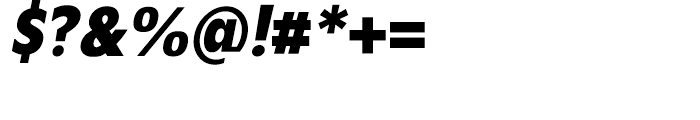 Mensa Condensed Semibold Italic Font OTHER CHARS