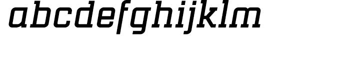 Mensura Slab Bold Italic Font LOWERCASE