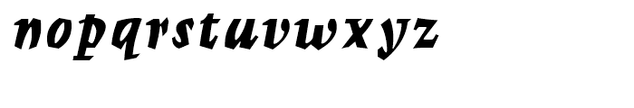 Mercurius Script Bold Script Font LOWERCASE