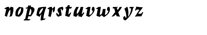 Mercurius Script Bold Font LOWERCASE