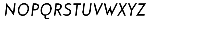 Mercury Regular Italic Font UPPERCASE