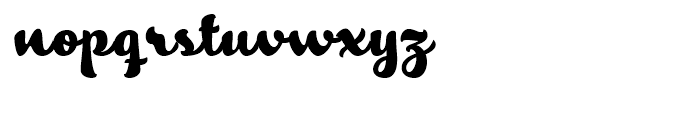 Merengue Script Basic Font LOWERCASE