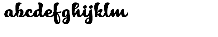 Merengue Script Regular Font LOWERCASE