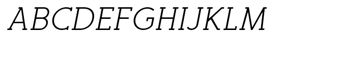 Merlo Round Serif Regular Italic Font UPPERCASE