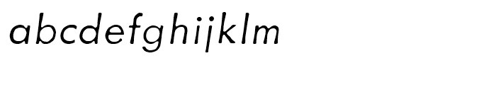 Metallophile Sp8 Light Italic Font LOWERCASE