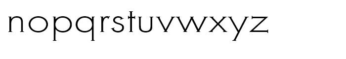 Metra Serif Light Font LOWERCASE