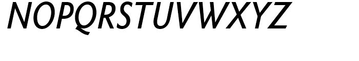 Metro Nova Condensed Medium Italic Font UPPERCASE