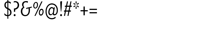 Metro Nova Condensed Font OTHER CHARS