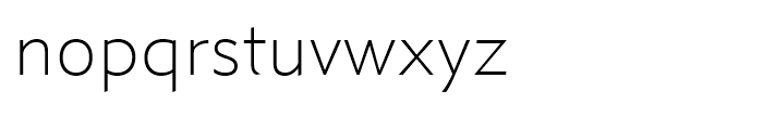 Metro Nova Light Font LOWERCASE