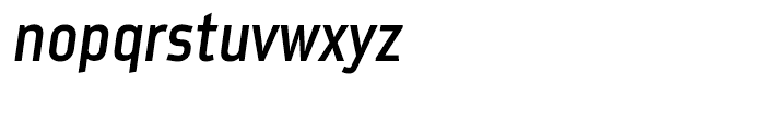 Metroflex Narrow 233 Medium Oblique Font LOWERCASE