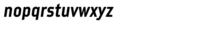 Metroflex Narrow 243 Bold Oblique Font LOWERCASE