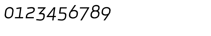 Metroflex Uni 314 Light Oblique OSF Font OTHER CHARS