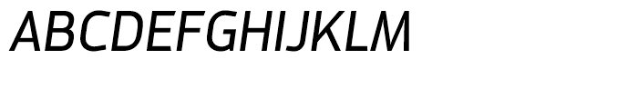 Metroflex Uni 324 Oblique OSF Font UPPERCASE