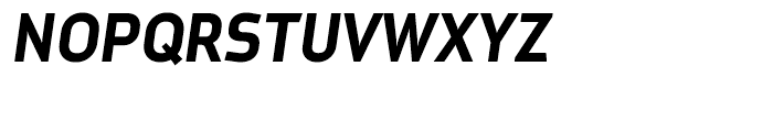 Metroflex Uni 343 Bold Oblique Font UPPERCASE