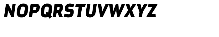 Metroflex Uni 353 Heavy Oblique Font UPPERCASE