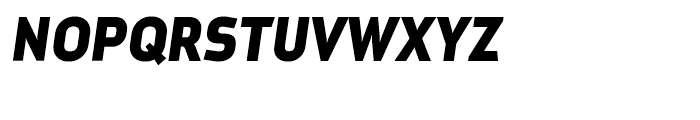 Metroflex Uni 354 Heavy Oblique OSF Font UPPERCASE