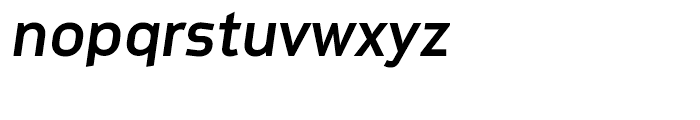 Metroflex Wide 433 Medium Oblique Font LOWERCASE
