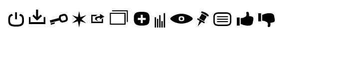 Metronic Icons Font LOWERCASE