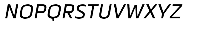 Metronic Italic Font UPPERCASE