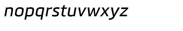 Metronic Italic Font LOWERCASE