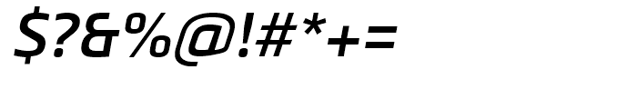 Metronic Semi Bold Italic Font OTHER CHARS