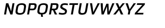Metronic Semi Bold Italic Font UPPERCASE
