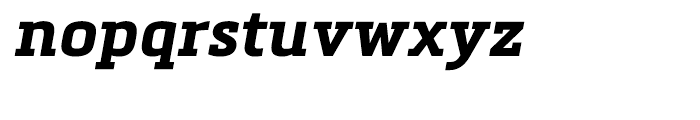 Metronic Slab Pro Bold Italic Font LOWERCASE