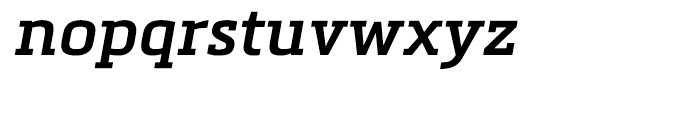 Metronic Slab Pro SemiBold Italic Font LOWERCASE