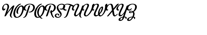 Metroscript Regular Font UPPERCASE