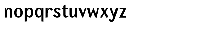 Mex Sans Bold Font LOWERCASE