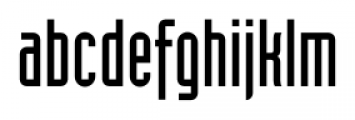Mech Monoline Regular Font LOWERCASE