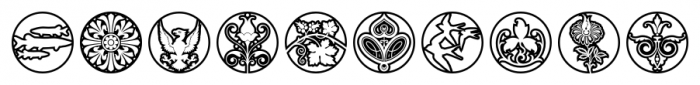 Medallion Ornaments Regular Font OTHER CHARS