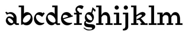 MedievalGunslinger Regular Font LOWERCASE