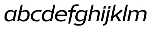 Mellnik Light Italic Font LOWERCASE