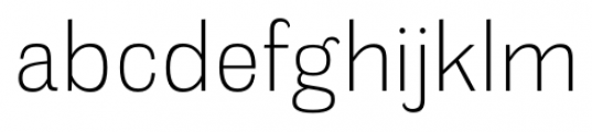 Meloche Extra Light Font LOWERCASE