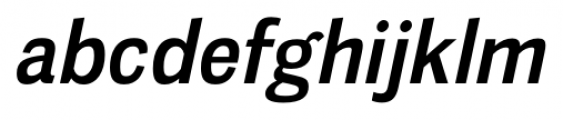 Meloche SemiBold Italic Font LOWERCASE
