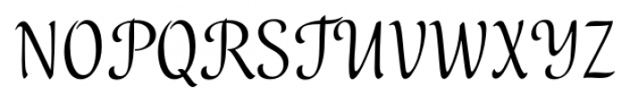 Melody Regular Font UPPERCASE