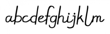 Meltow Script Regular Font LOWERCASE